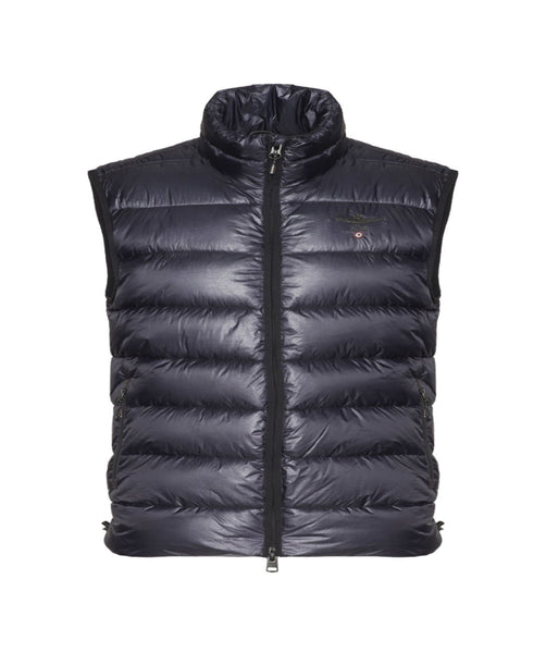 Padded vest with ripstop fabric
