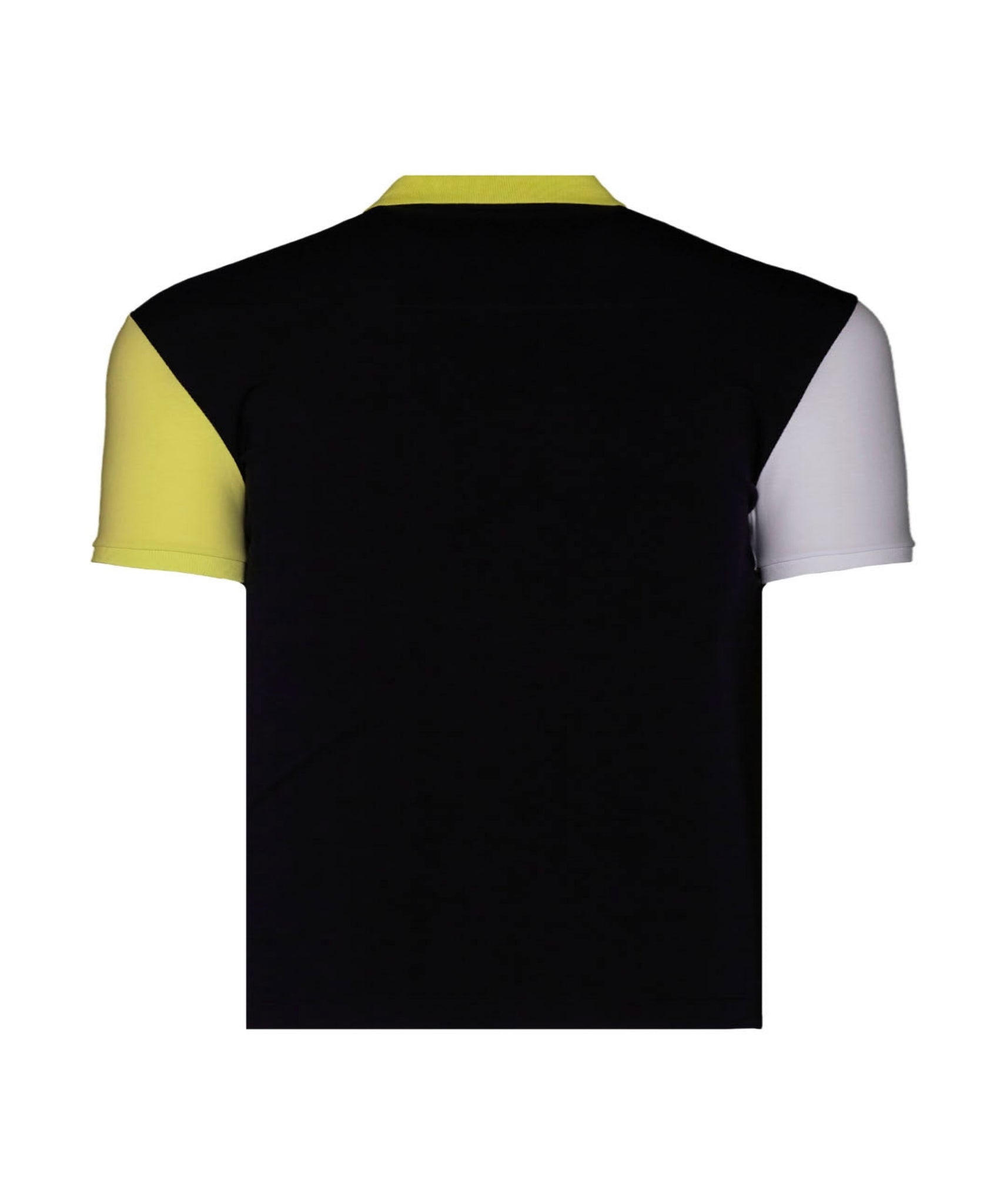 Color block jersey polo shirt