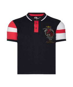 IX Group short-sleeved piqué polo shirt